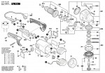 Bosch 3 601 H82 1P2 GWS 22-230 H Angle Grinder 230 V / GB Spare Parts GWS22-230H